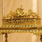 Brass Vaikuntham Heritage Simhasan / Temple (39 Inch) Vedansh Craft
