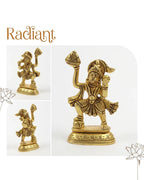 Brass Hanuman Ji Idol for Pooja Items, Home Decoration & Hanuman Jayanti Gifting
