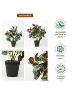 Decorative Artificial Plant with Pot for Living Room and Office Desk Decor