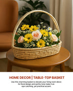 Seagrass Decorative Gift Basket and Hamper, Perfect for Fruits and Vegetables