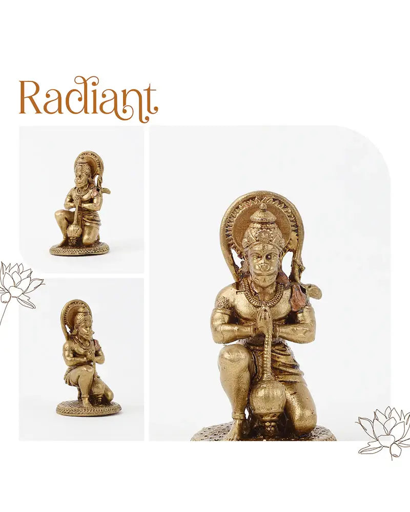 Handcrafted Hanuman Ji Murti for Pooja Room and Spiritual Decor