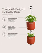 Decorative Flower Pot for Balcony Stand Styling