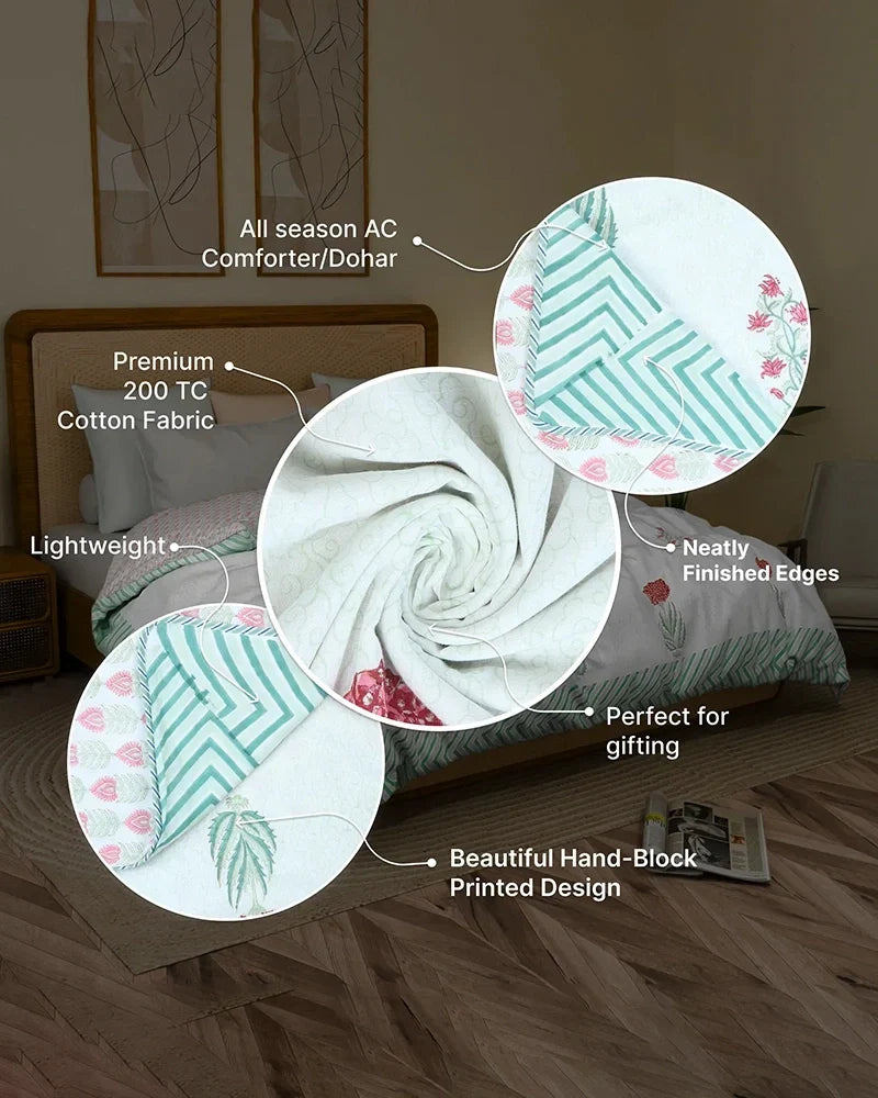 Breathable Pure Cotton Comforter for Cool and Comfortable Sleep