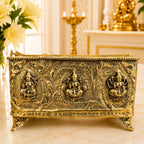 Brass Ashtalakshmi Basket With Handle And Leg (4 Inch) Vedansh Craft