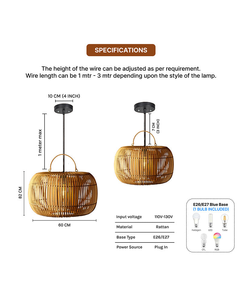 Contemporary Ceiling Hanging Light for Living Room Decor