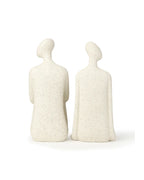 Human Bookend Figurine in Polypropylene for Living Room, Study, and Office