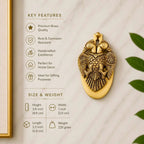 Brass Gandaberunda / Two Headed Bird Wall Hanging Idol (3.8 Inch) Vedansh Craft
