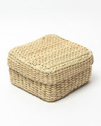 Seagrass Storage Box for Closet & Desk Organization