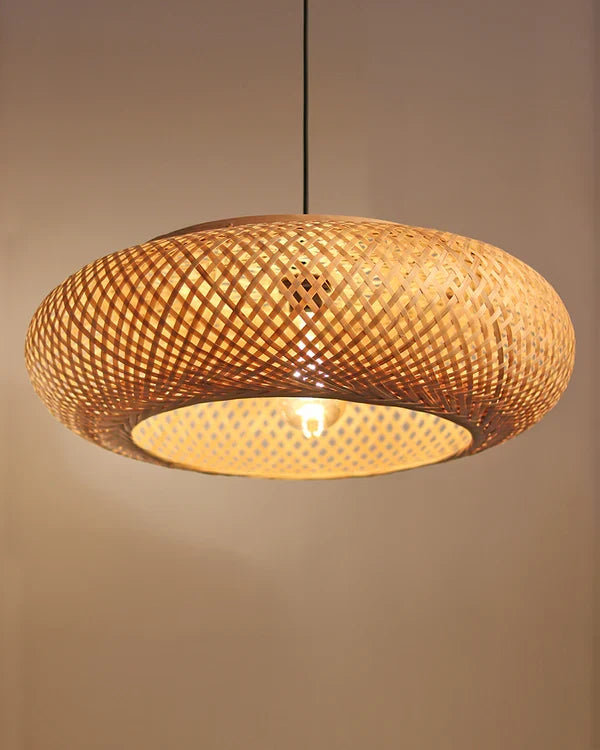 Boho Bamboo Pendant Lamp for Home Decor and Lounge