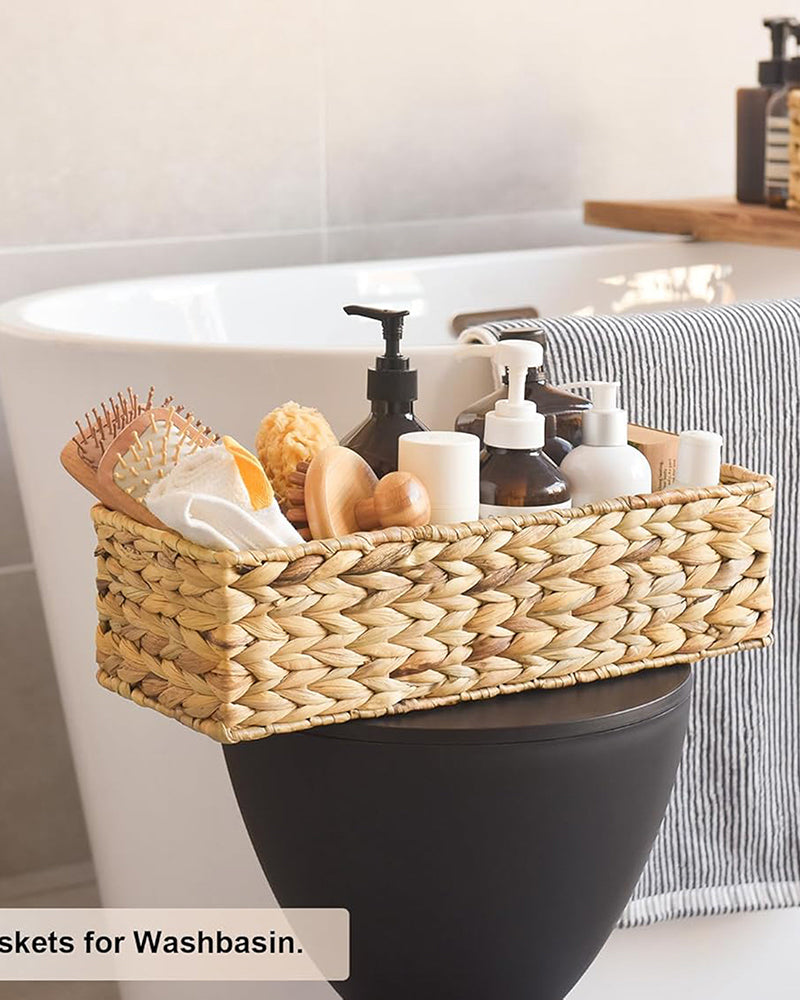 Water Hyacinth Basket Wardrobe Organizer and Storage Basket
