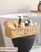 Water Hyacinth Basket Wardrobe Organizer and Storage Basket