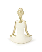 Polypropylene Yoga Women Statue for Tabletop Decor and Housewarming