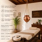 Copper Shirodhara Pot Ayurvedic Equipment (20.5 Inch) Vedansh Craft
