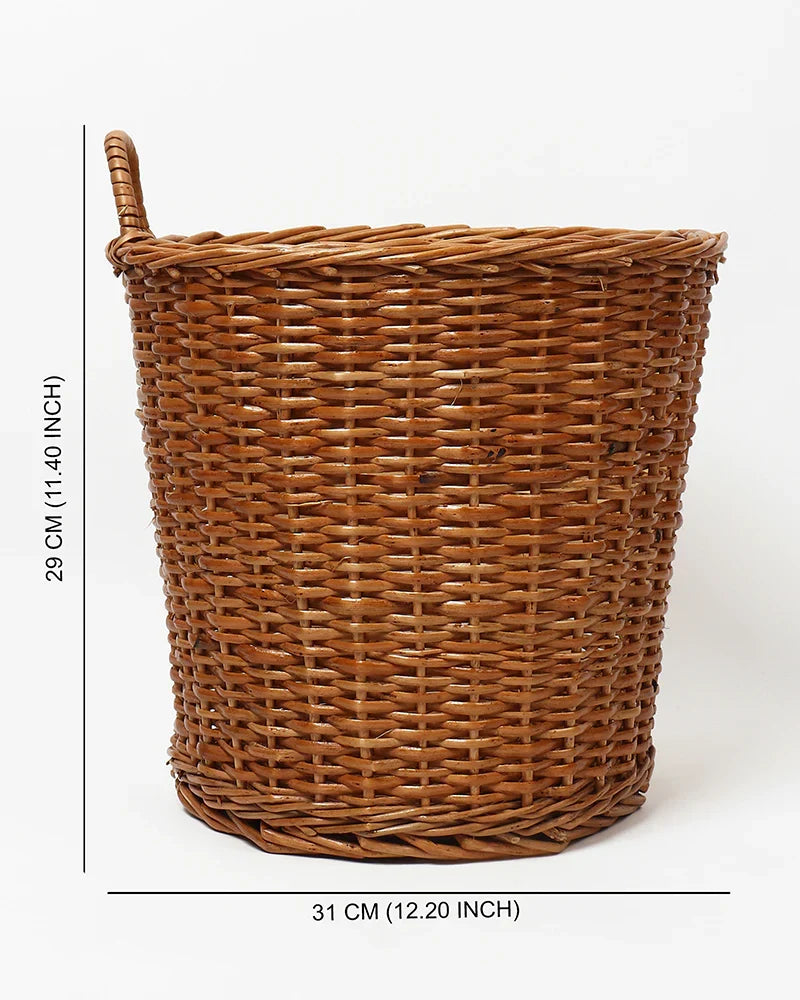 Multipurpose Wicker Basket – Ideal for Plants, Storage, or Use as a Dustbin
