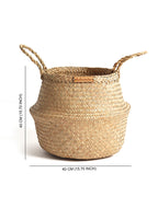 Seagrass Multi-Purpose Basket for Toy Storage and Planters