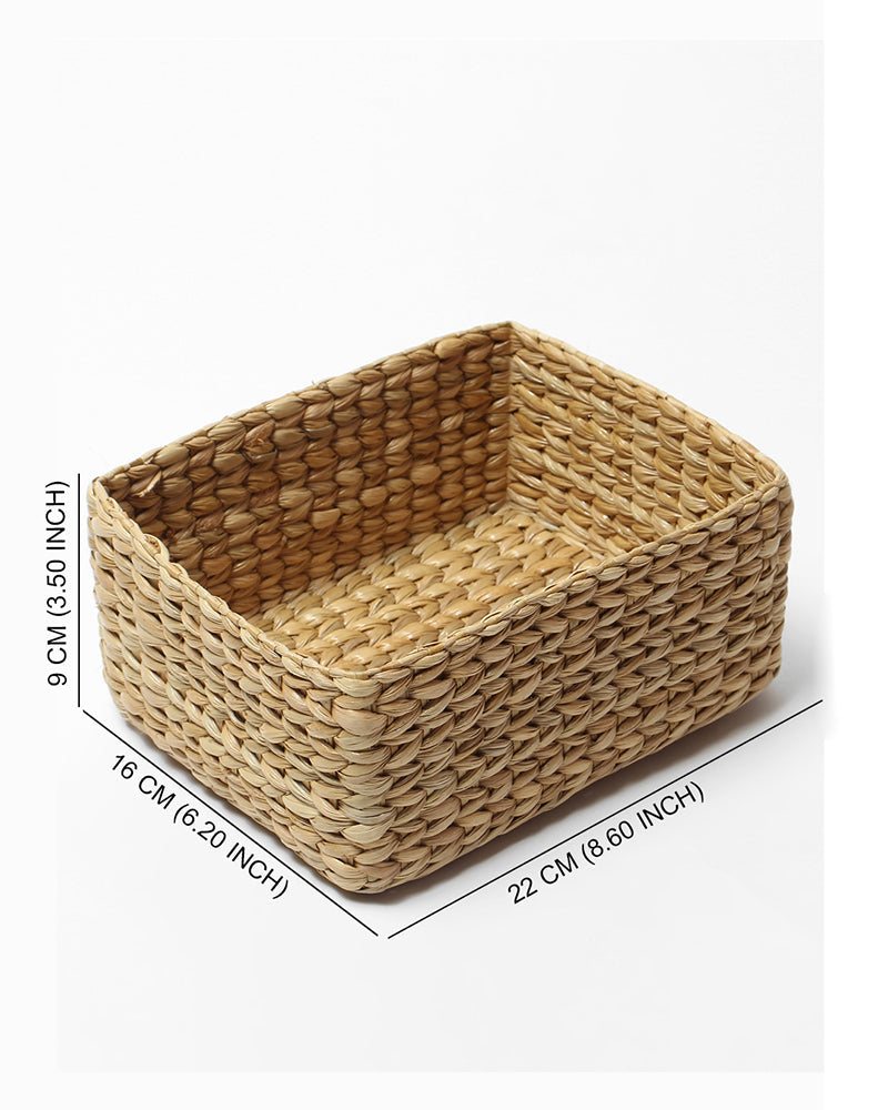 Seagrass Gift and Storage Basket for Eco-Friendly Home Organization