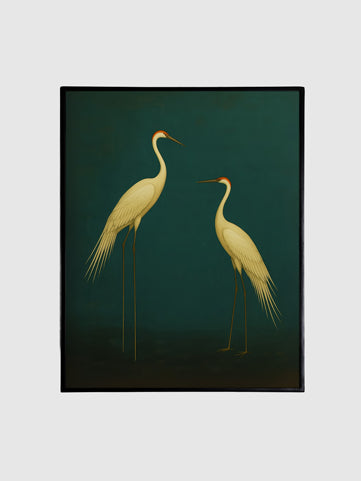 The Eternal Pair | Printed Canvas Wall Art Contrast Living