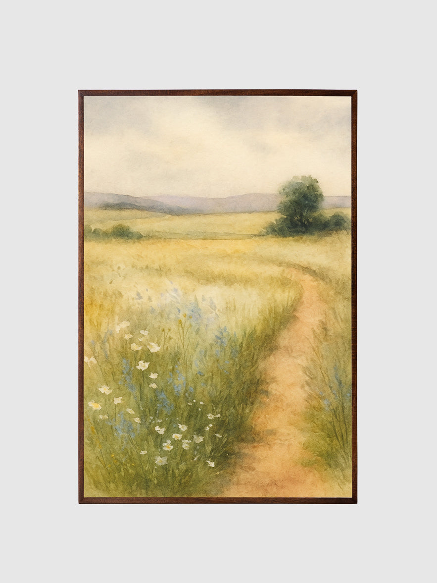 The Fields of Peace | Printed Canvas Wall Art Contrast Living