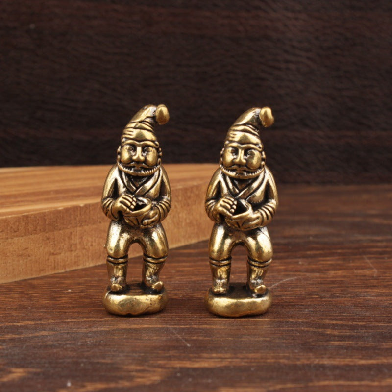 Santa Claus Statue, Brass Creative Craft Decoration