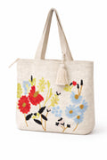 OLL OO LA LA BEAUTY Canvas Tote Bag for Women | Tote Bag | Pinterest Shoulder Bag | Cotton Shoulder Bag | Boho Tote Bags | Casual Daily Use Handbag for Office, College, Shopping & Travel - DGSN-08