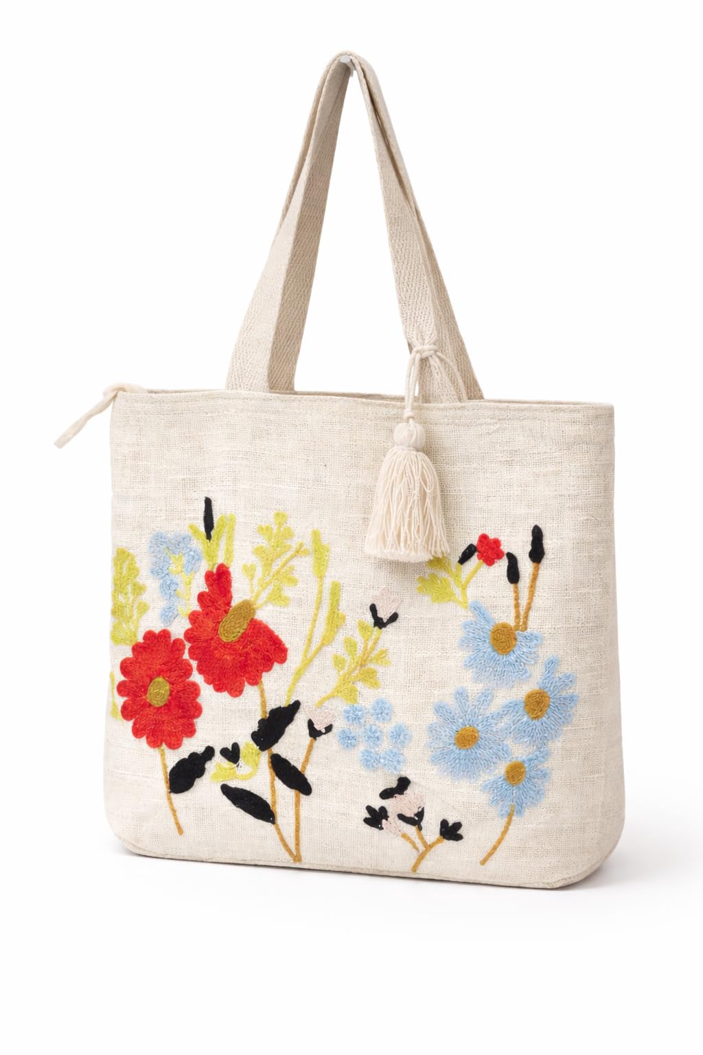 OLL OO LA LA BEAUTY Canvas Tote Bag for Women | Tote Bag | Pinterest Shoulder Bag | Cotton Shoulder Bag | Boho Tote Bags | Casual Daily Use Handbag for Office, College, Shopping & Travel - DGSN-08
