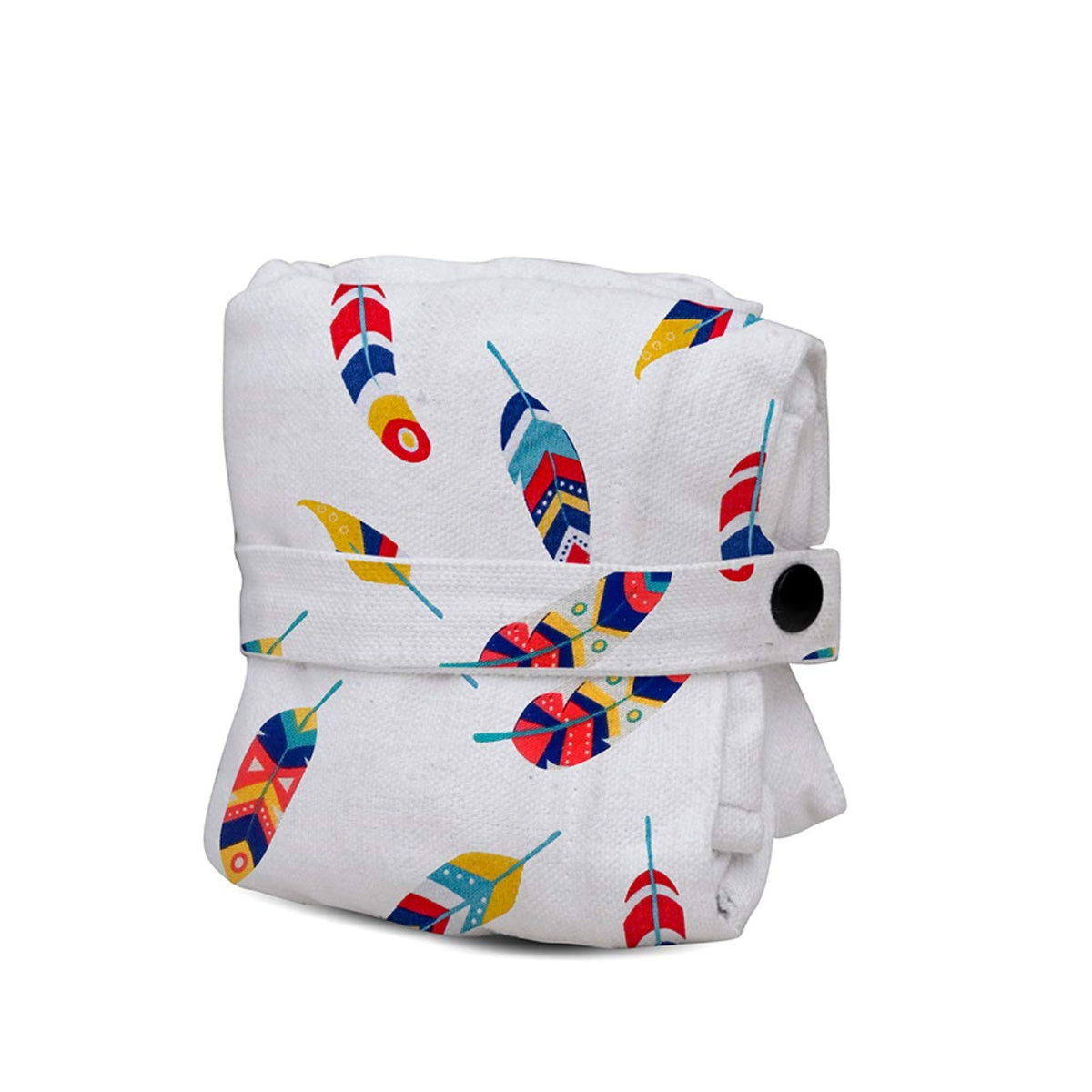 JEH BAGS Cotton Folding Button Bag - Wings Printed Womens Tote Bags Eco-Friendly and Sholder Friendly Capacity 52 x 2 x 45.5 cm- Multicolor 1 Pcs.