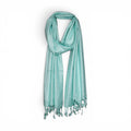 STOLE STUDIO Elegant Luxurious Sequence Viscose Stole Scarf (Sea Green)