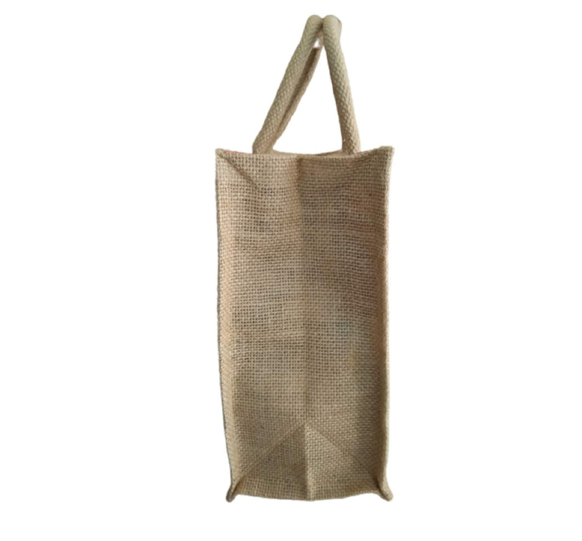 Unisex-adult Zyra Fashion Jute Bag Tiffin Bag Multi Purpose Casual Tote Bag Handbag Medium Size (L-11''*W10''*H5'' Inches, Beige