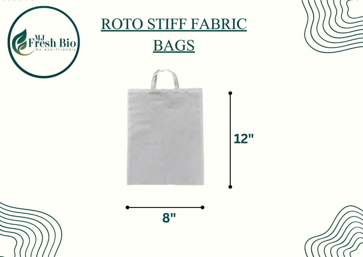Fresh Bio Cotton Tote Bag | Reusable Shopping Cloth Bag for Grocery, Travel | Lightweight & Stylish | Eco-Friendly, Durable & Spacious