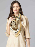 SILK LAND Women's Digital Printed Scarfs
