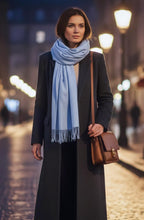 Graziemille Pure Pashmina For Women FRESH BLUE XL