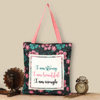 The Purple Tree Canvas Tote Bag - Stylish Printed Bag for Women
