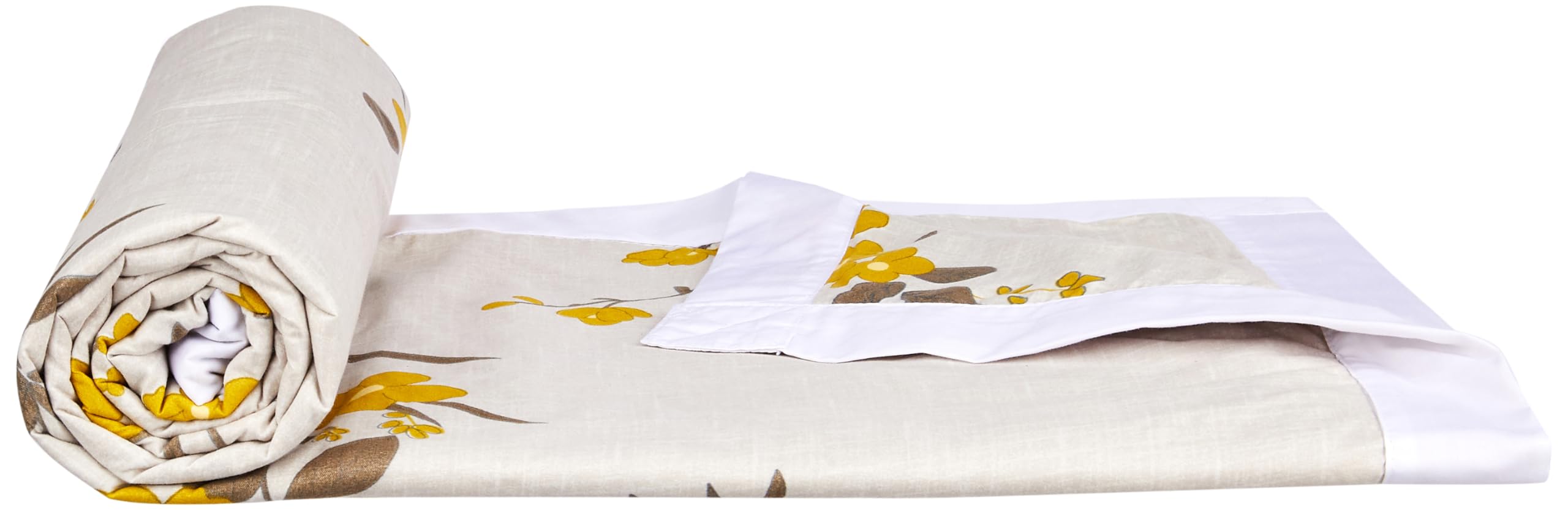 A Brand New - Solimo Double Microfiber Quilt|100% Microfiber Exterior|120 GSM|for Mild Winters and Ac Rooms (Diamond Beige) Kafalo