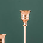 Glossy Gold Candle Stand Nestasia