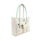 HIE Carol Women's Tote Bag | Stylish Medium Vegan Leather Laptop Tote Fits Up to 16 | Spacious Main Compartment, Front & Back Pockets | Ideal for Office, Work & Travel