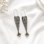Jewels of Love Meher Tribal Oxidised Jhumka Earrings for Women & Girls | Boho Ethnic Drop Dangle Earrings | Traditional Handmade German Jewelry for Festive, Party & Daily Wear