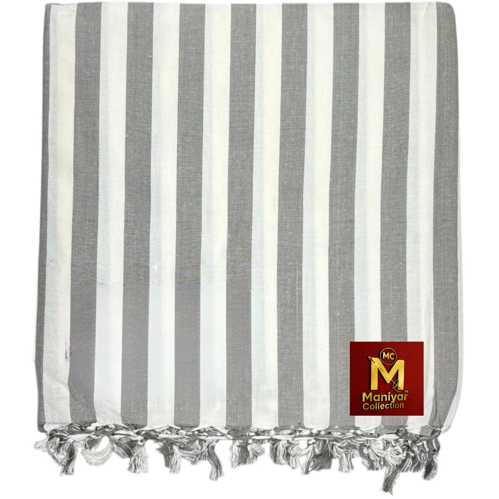 MANIYAR COLLECTION Bhagalpuri Dull Steple Chadar - (220×125cm - Single Size)(Grey) Kafalo