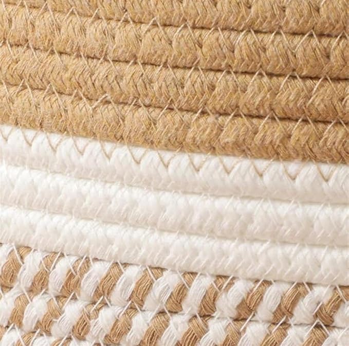 BEAUTIFUL HOMMIES Attractive Hand Bag |large Tote Bag |Summer Bag | Bucket Bag | Basket Bag | Bamboo Tote | Beach Bags for Women|Boho Bag|Handbag |Jute Bag |Handmade Bag (BEIGE AND WHITE STYLISH)