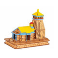 HaridwarDivine Wooden Built Miniature Kedarnath ji Temple Small | Hand Crafted Wooden Temple