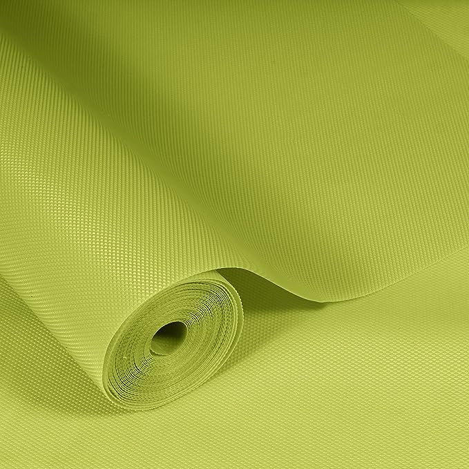 KAYJEN (45Cmx5M) Green Food Grade EVA Solid Anti Slip Matsheet For Fridge, Kitchen, Drawer, Shelf Liner, Table (Diamond Texture, Green) Kafalo