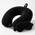 MY ARMOR Premium Eye Mask for Sleeping | Super Soft & Lightweight Sleep Mask with Adjustable Strap | Comfortable for Men & Women | Ideal for Travel, Nap & Meditation (Black)