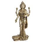 ARTVARKO 25 Inch Big Brass Laxmi Murti Lakshmi Idol Laxmi Goddess Lakshmi Standing on Lotus Statue for Home Decor Puja Mandir Temple.