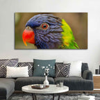 VIBECRAFTS Canvas Paintings for Living Room Drawing Room Colorful Parrot Premium Wall Painting Wall Painting Fitted with Wooden Frame for Home | Office | Gift (PTVCH_2315)