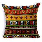 AEROHAVEN™ Set of 5 Decorative Hand Made Jute Throw/Pillow Cushion Covers - (Multicolor, 24 x 24 INCHES)