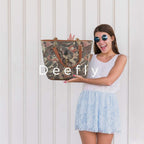 Deefly Star Dust Women's Hobos & Shoulder Bag (Brown Patterned)