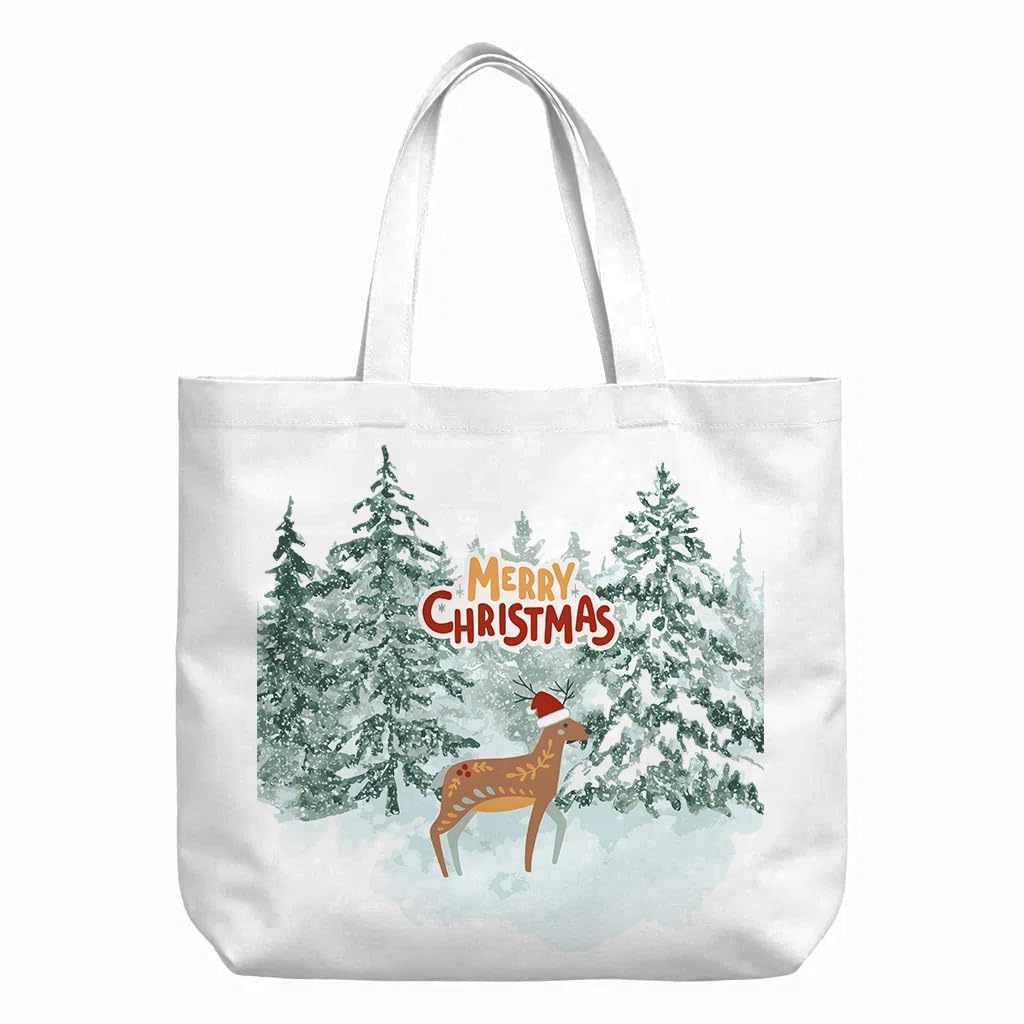 Bhoomi Impex Cotton Tote Bag - Reusable Eco-Friendly Shopping & Everyday Carry Bag, Lightweight & Durable_ Print - 21