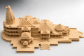Ram Mandir Ayodhya Premium Miniature Replica | High Detail 3D Printed Resin Temple Model