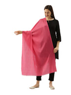 Pashmoda Women’s 100% Pure Wool Melange Stole, Shawl and Wrap, Woolmark Certified, Sustainable and Natural Fabric (Size 28x80)