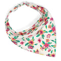 Hair Drama Co. Bloom Floral Print Elastic Bandana Head Scarf for Women | Silk Satin Head Wrap Bandana Scarves | Boho Style Statement Headband Scarves | All Day Wear Hair Scarf Accessories