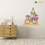 Artvibes Couple Wooden Wall Hanging for Decoration | Valentine Gift for Partner | Gift Items For Girlfriend Boyfriend Husband Wife | Wall Illustrations | Unique Gift Items | Wall Accent (WH_8304N)